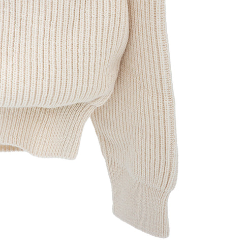 Amomento Full Needle Blouson Ecru AM24FW02CD Degli Uberti